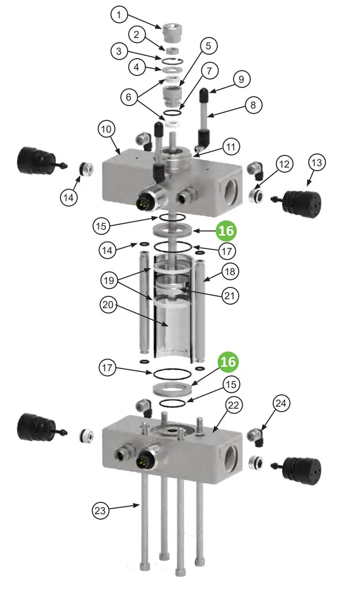 Binks 240-3022 Cylinder Adapter 1