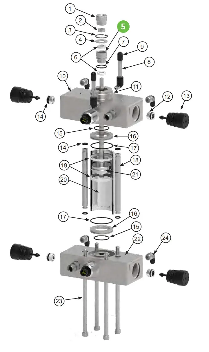 Binks 240-3222 Rod Guide (Within Seal Holder) 1