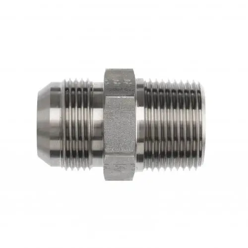 Mj-Mp Straight Adapter, Stainless Steel 1