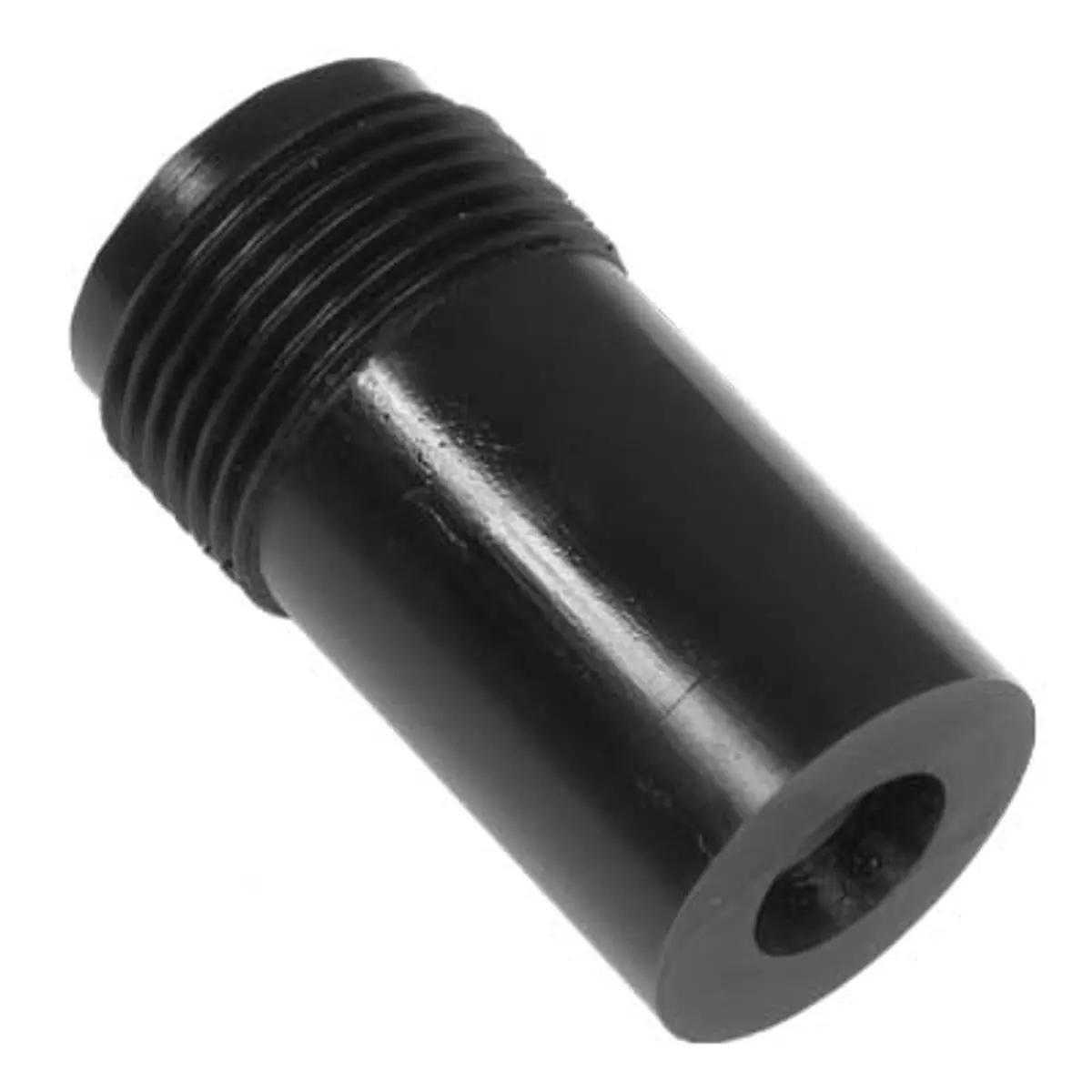 Pirate Brand - P & G Style, Nozzle, Tungsten Carbide, Straight Bore, 1-14Nf Thread, 1-5/8" Length, Poly Jacket (Suction Gun) 1