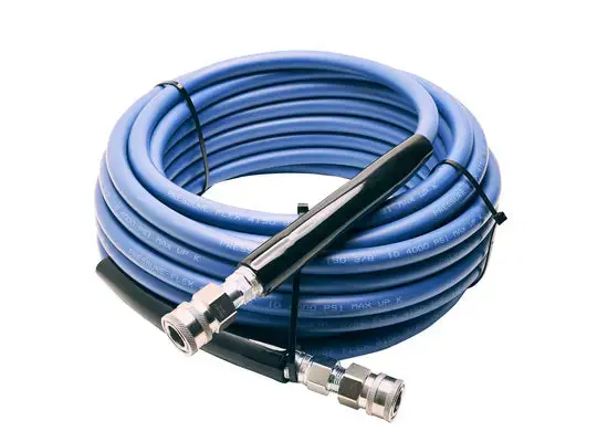 Mtm/Veloci Performance Kobrajet Smooth Blue 25' 4,000 Psi W/ Ss Couplers 1