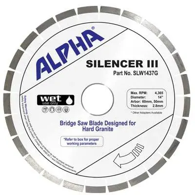 Alpha Silencer Iii For Granite 14" Blade 1
