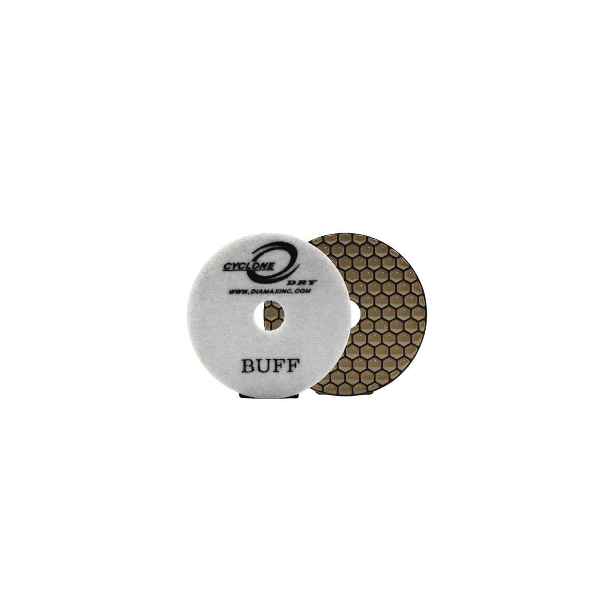 Cyclone Dry Polishing 4" White Buff 1