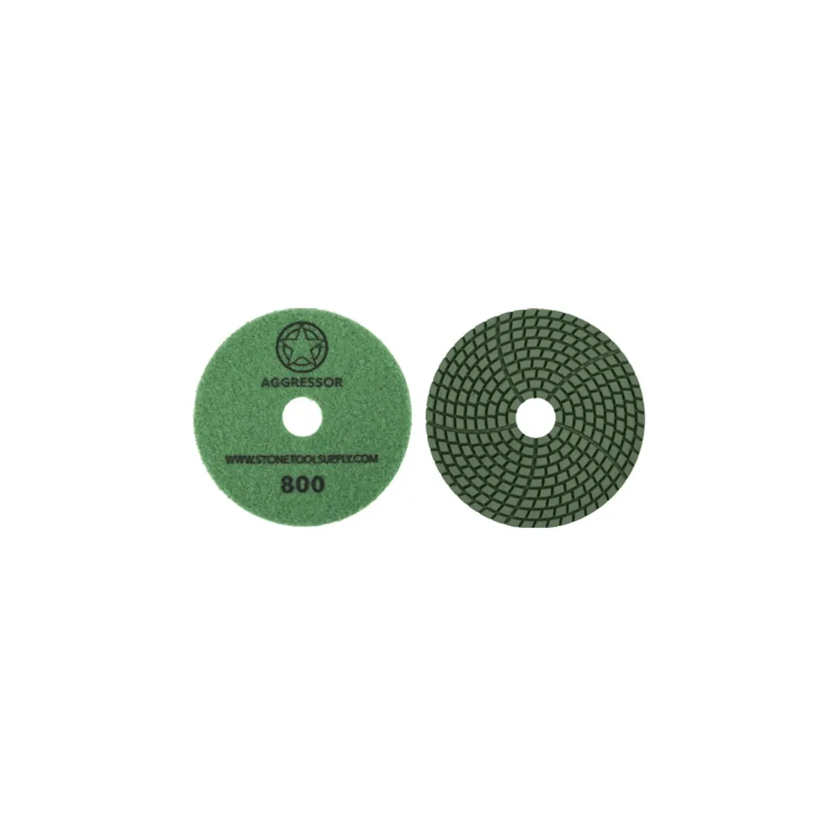 Aggressor 4" Wet Polishing Pad #800 1