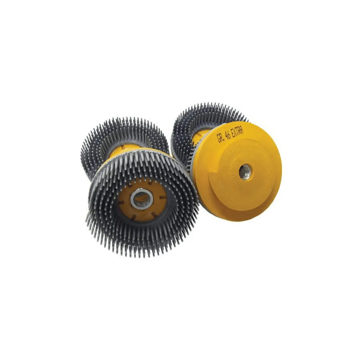 Tenax 4" 60 Grit Filiflex Stone Texturing Brush 1