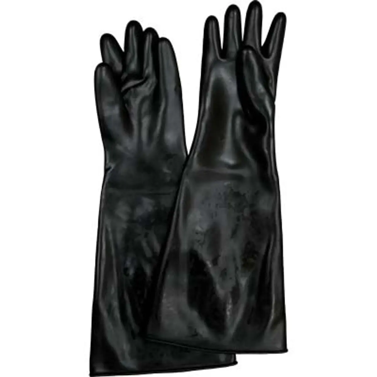 Pirate Brand - Econoline Style, Glove, Rubber, Black, 6" Diameter X 24", Pair 1