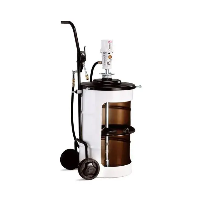Samson Pumpmaster 3 - 55:1 Ratio Grease Pneumatic Pump, 120Lb Drum Mobile Package 1