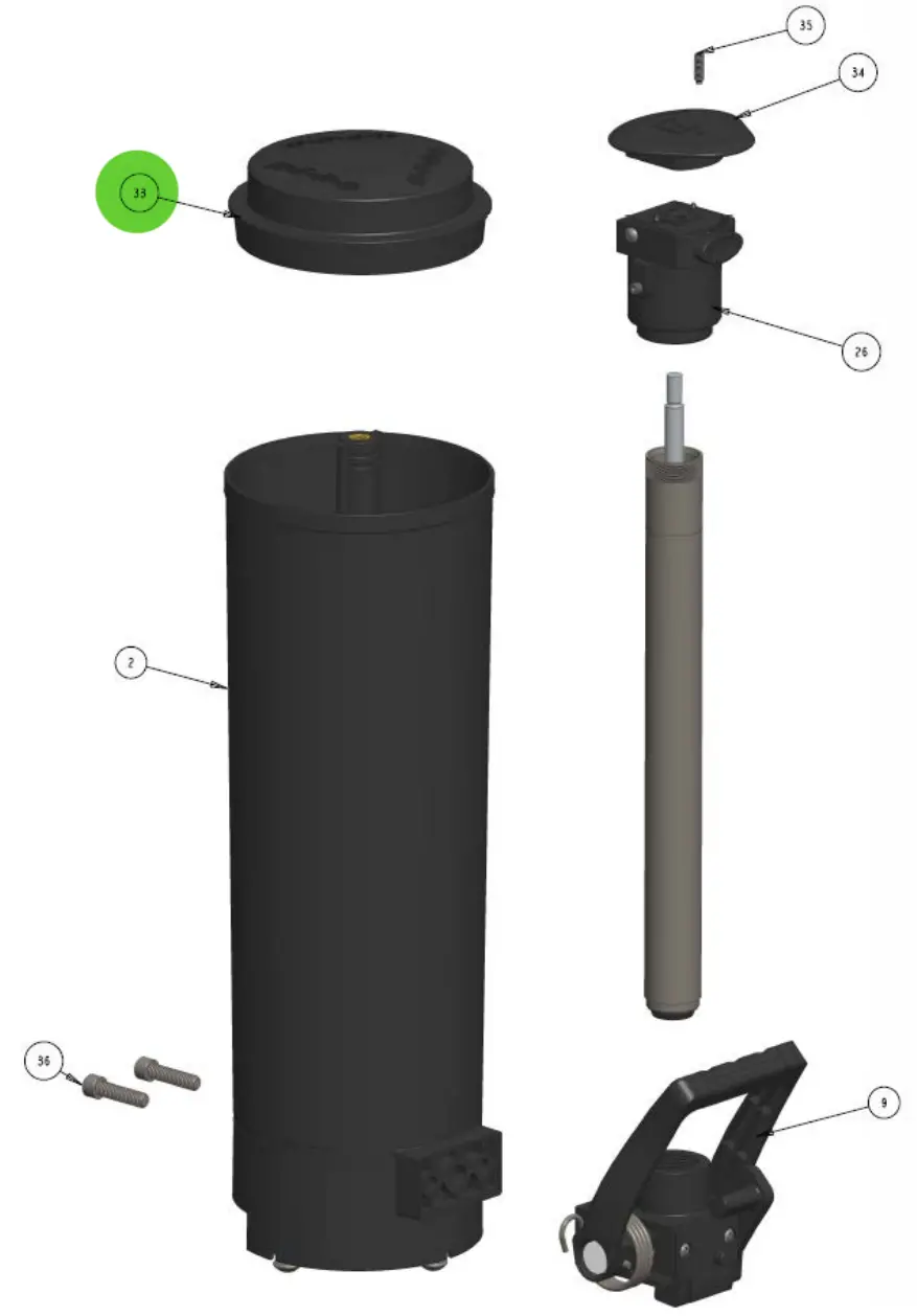 Hero Bl-1085 Canister Lid 1