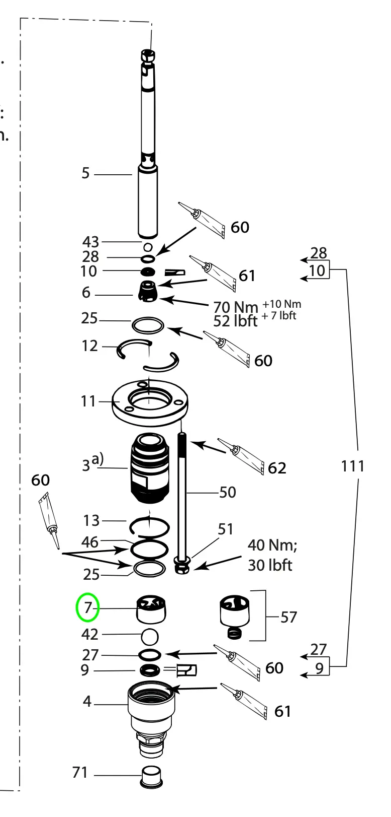 Wagner 368507, Ball Guide Inlet 70/150Ccm 1