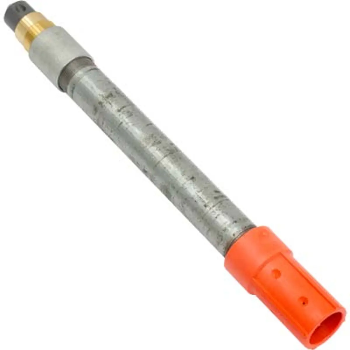 Pirate Brand - Slimjim™ Sr. 1-1/4" Blasting Wand, 12" Schedule 80 Galv. Pipe, 45° Angle Tc Nozzle, 3/8" Bore, Brass Threads, Single Outlet 1