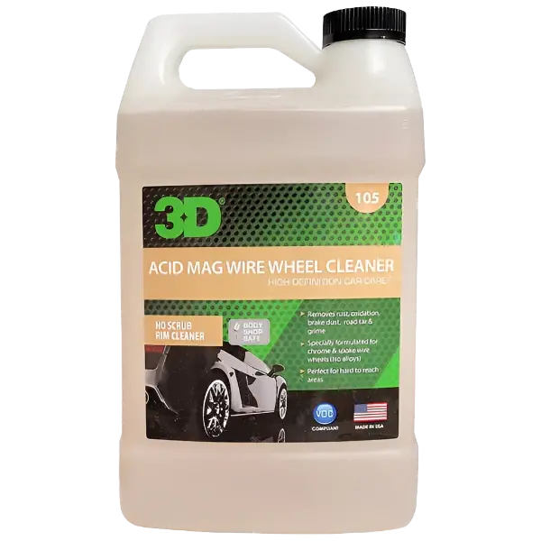 3D Acid Mag Wire Wheel Cleaner 128Oz | Gallon 1