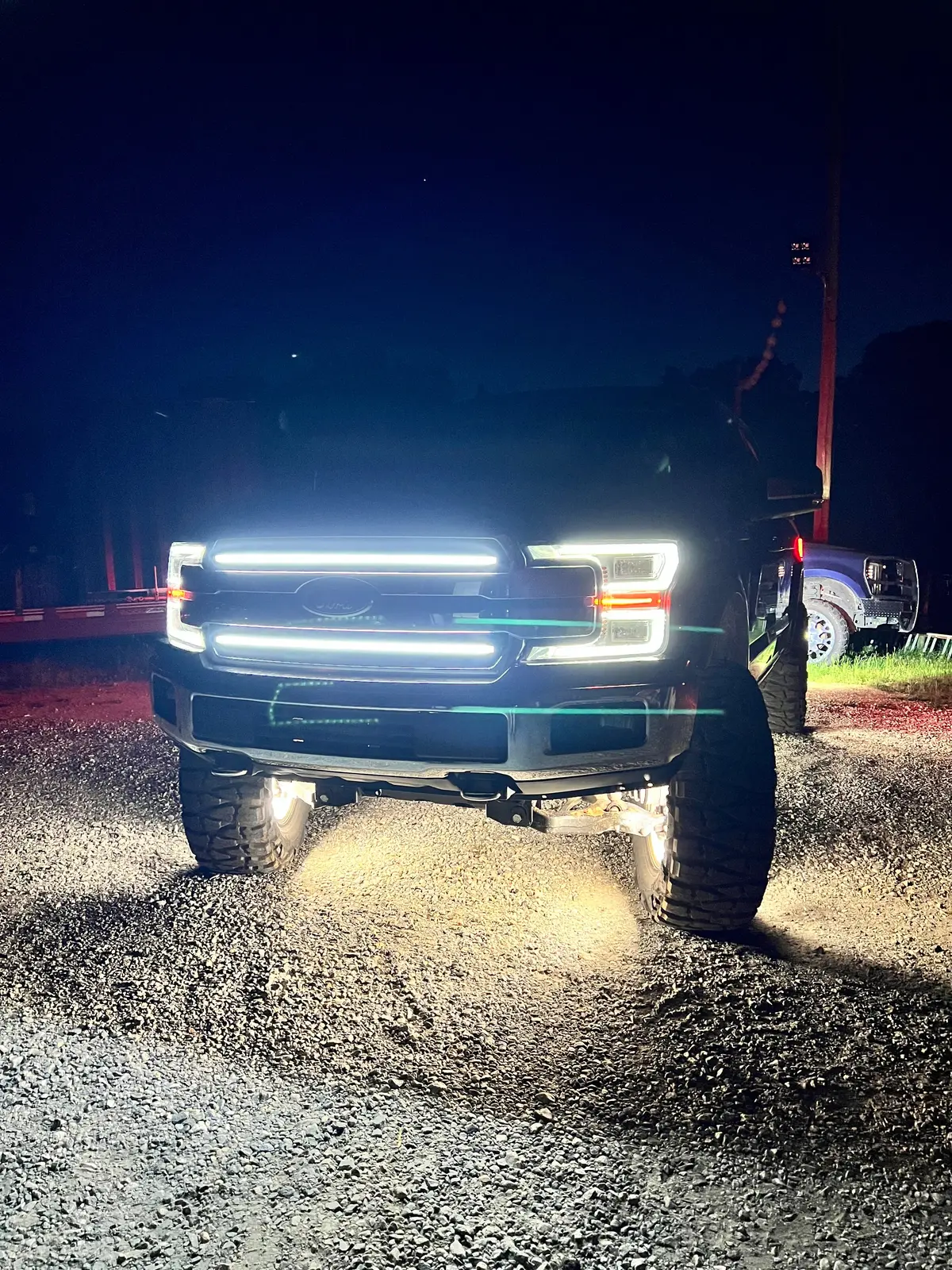 2018-2020 F150 King Ranch/Lariat/Limited Metal Bolt-On Sequential Switchback Grill Bars 1