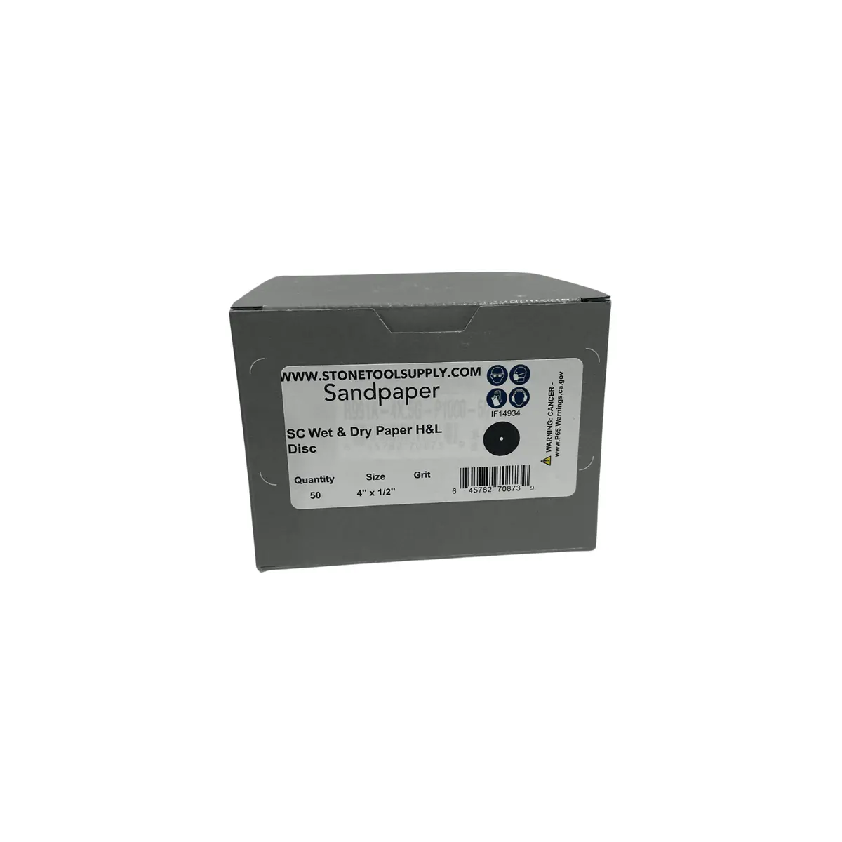 4" Velcro Backed Sandpaper, 220 Grit 1
