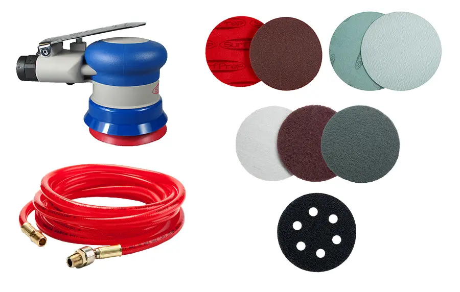 Surfprep 3" Storm Air Sanding System Kit 1