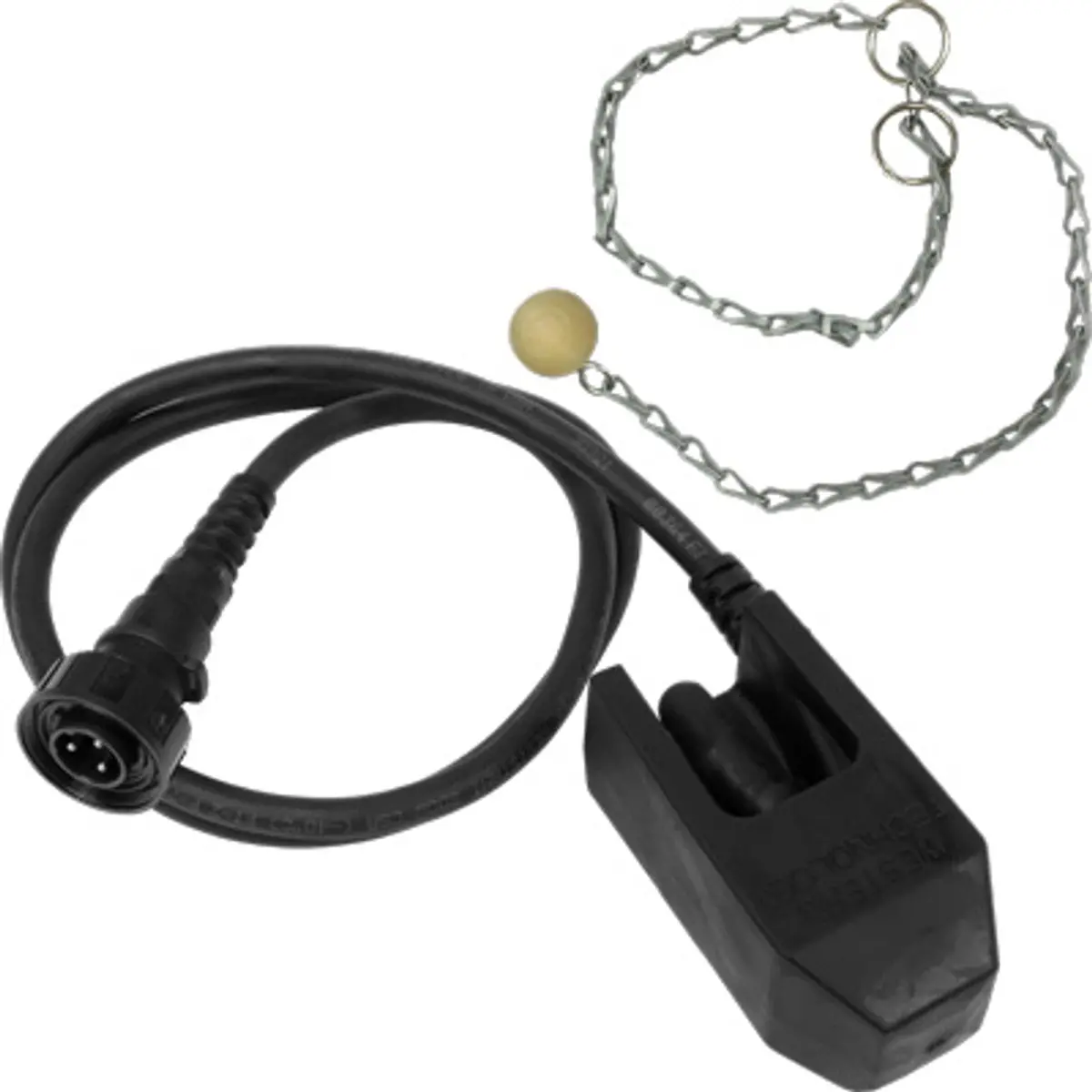 Pirate Brand - Key Houston Style, Electric Sealed Remote Control Switch W/ Ball & Chain, 3 Prong Sealed Waterproof Connector (Appropriate For Use With Steel Abrasives) 1