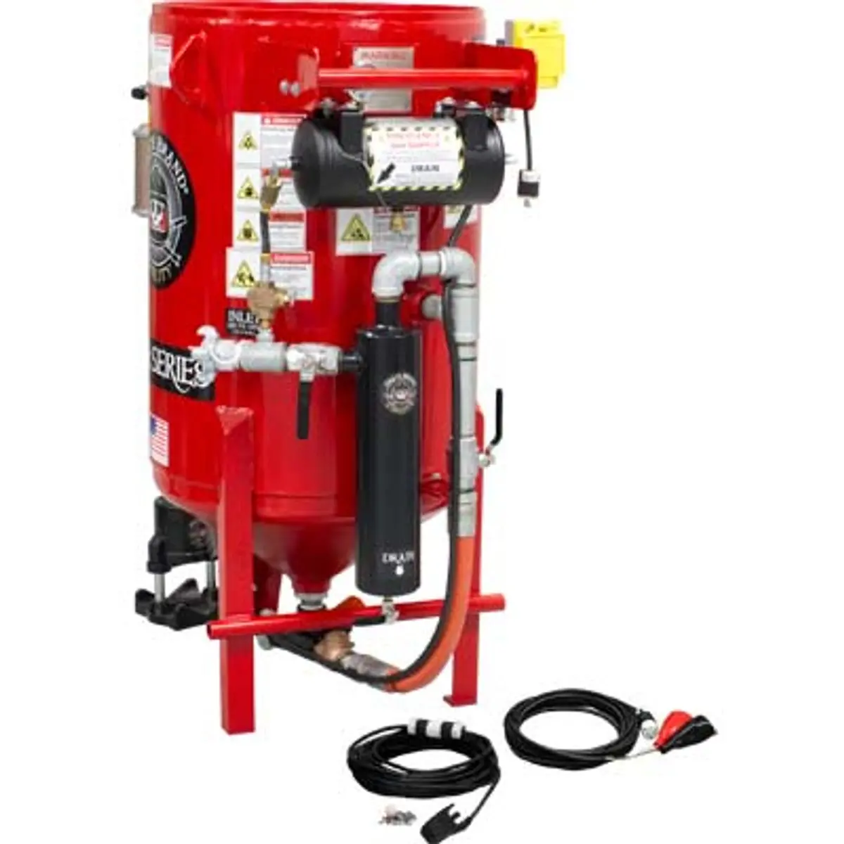 Pirate Brand, K-Series, 6.5 Cu Ft., Blast Pot, Stationary, Pressure Hold System, 12Vdc Electric Controls W/ Mpv  Metering Valve 1