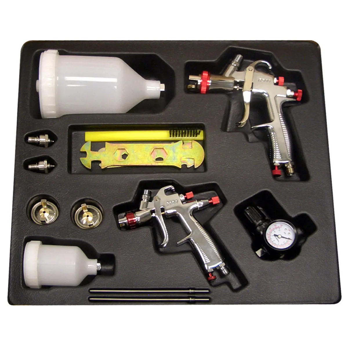 Sp - 33500K Lvlp Gravity Feed Spray Gun Kit 1