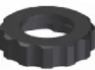 Ransburg 445470 Lock Nut Injector 1