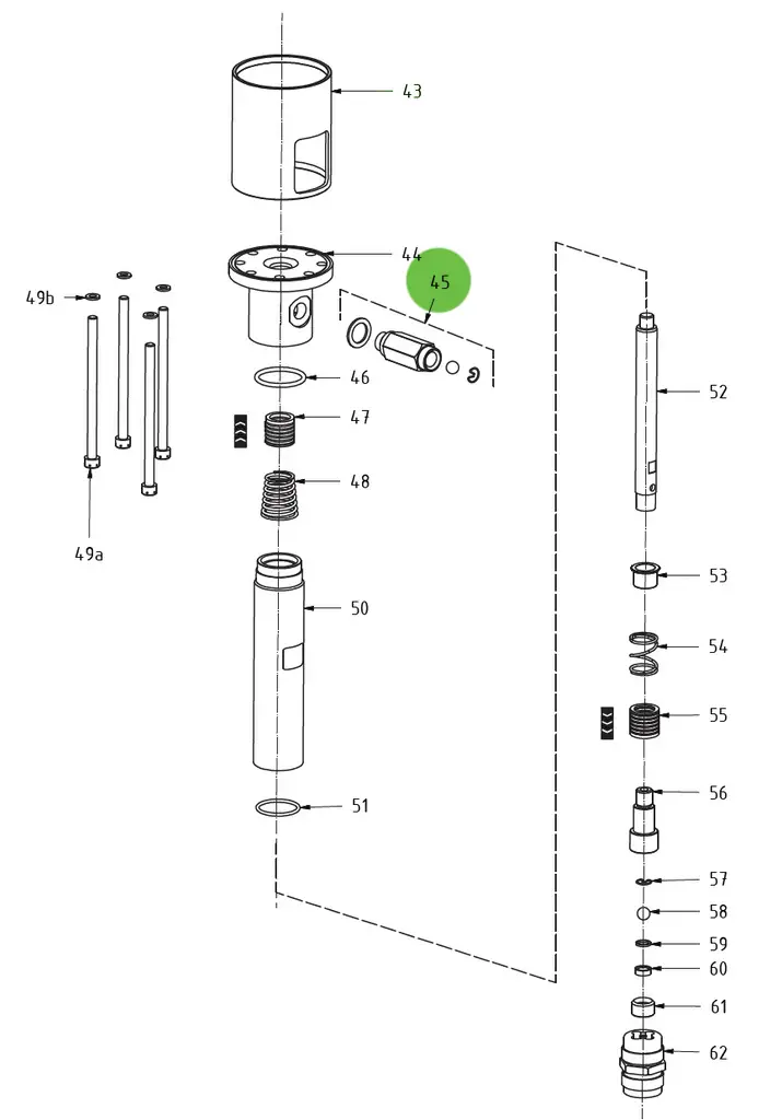 Non-Return Valve #45; Medusa™ Pump 1