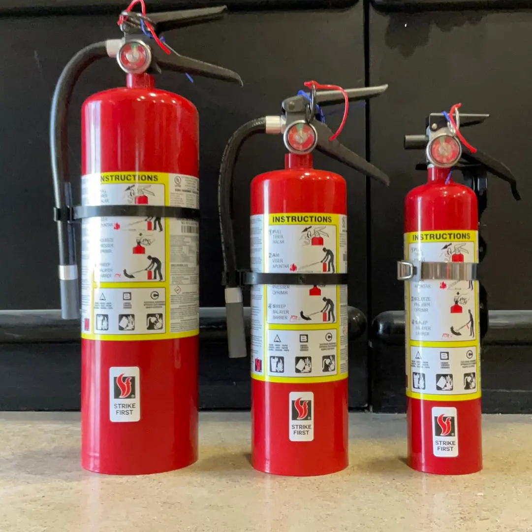 Strike First Multi- Purpose Abc Dry Chemical
Portable Fire Extinguishers 1