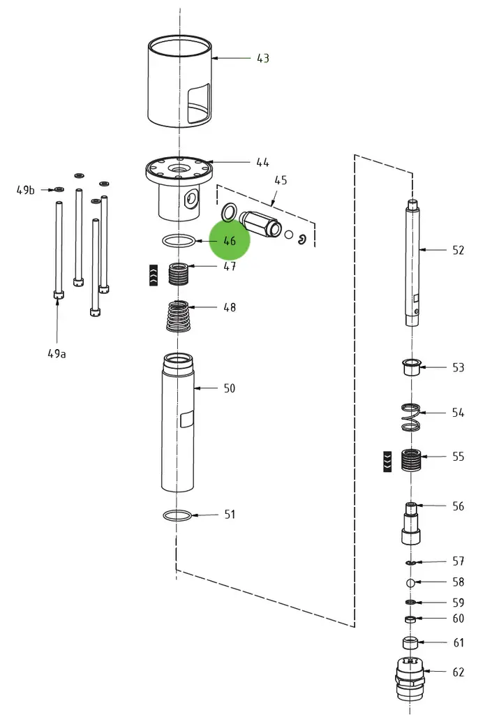 O-Ring #46; Medusa™ Pump 1