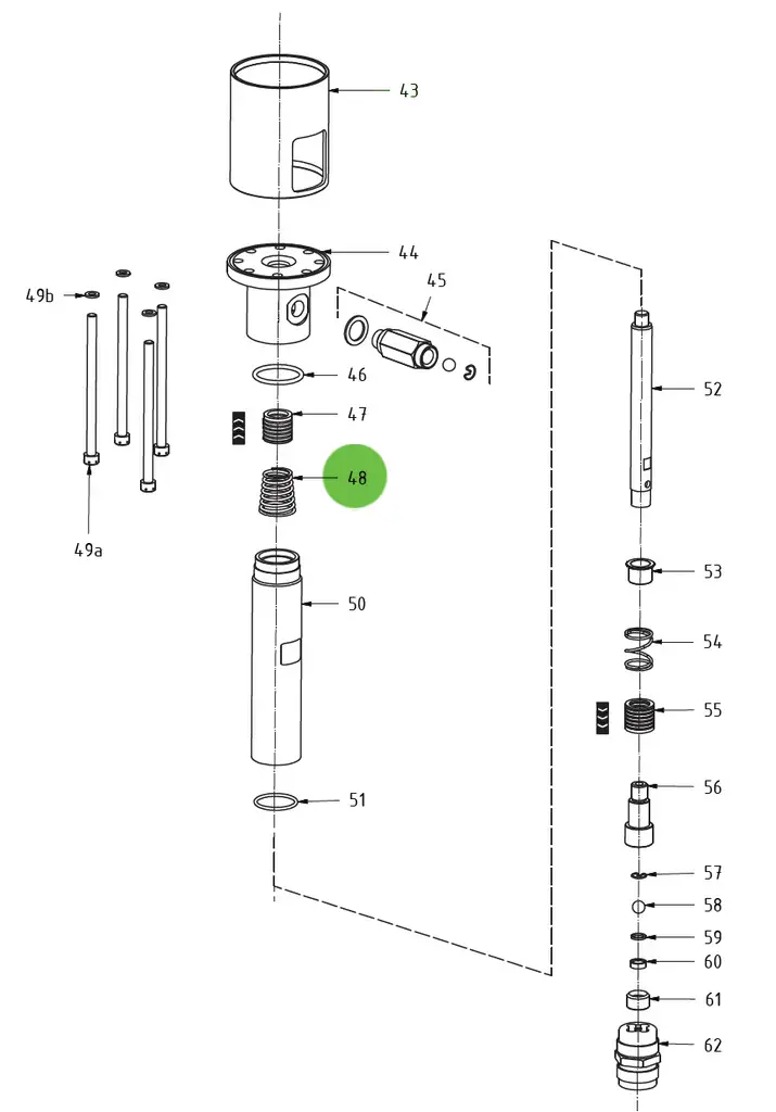 Conical Spring #48; Medusa™ Pump 1