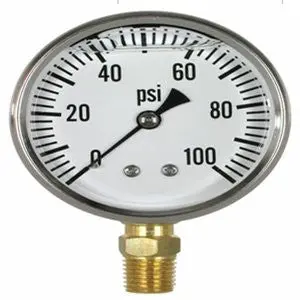 Pressure Gauge 300Psi 2.5" Glycerin 1