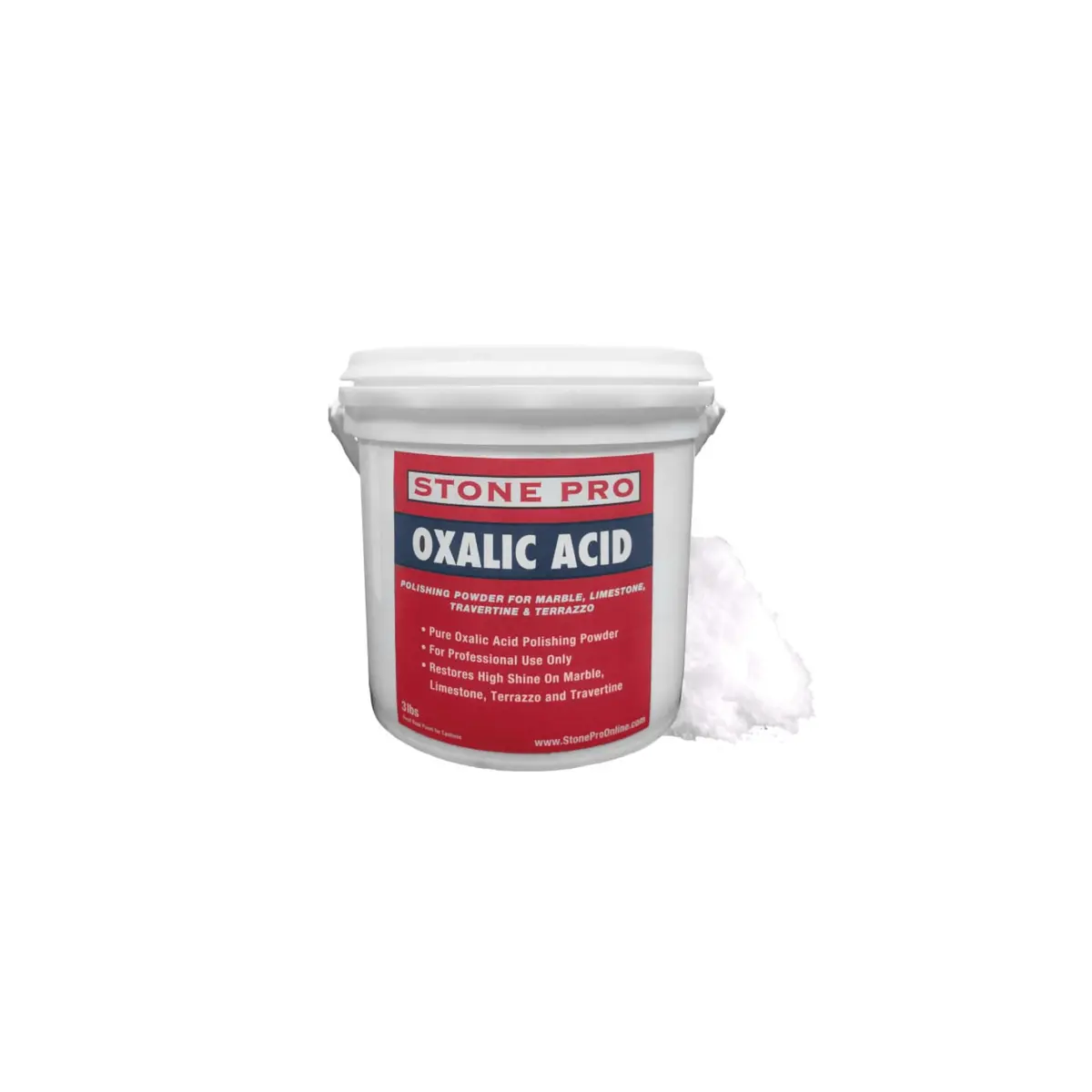 Stone Pro Oxalic Acid - Polishing Powder, 3 Lbs 1