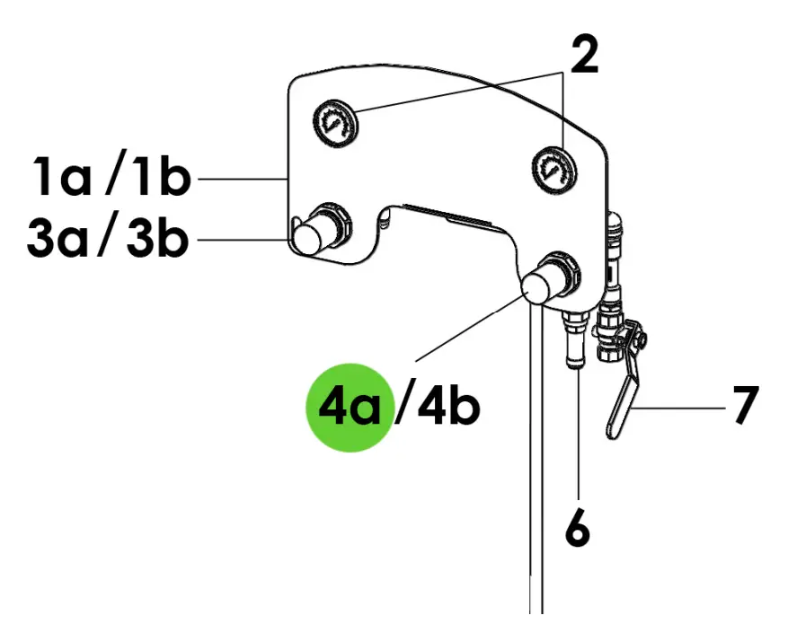 Sames® 151-140-052 Air Regulator, Model 1/4 (15-C25 & 30-C25 Pump) 1