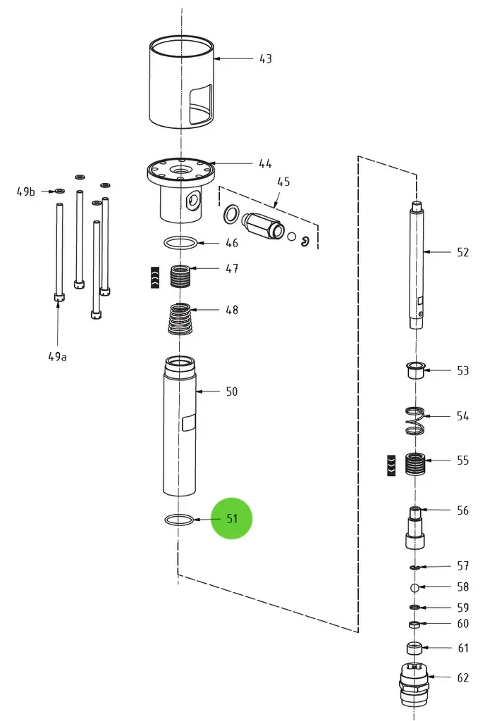 Seal O-Ring #51; Medusa™ Pump 1