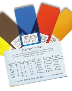Defelsko Plastic Shims 1