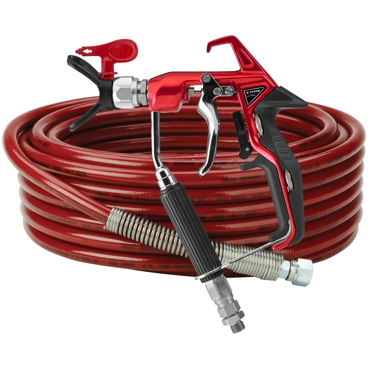 Titan Rx-Apex Spray Gun with Reinforced Hose and Interchangeable Tips - Image 2
