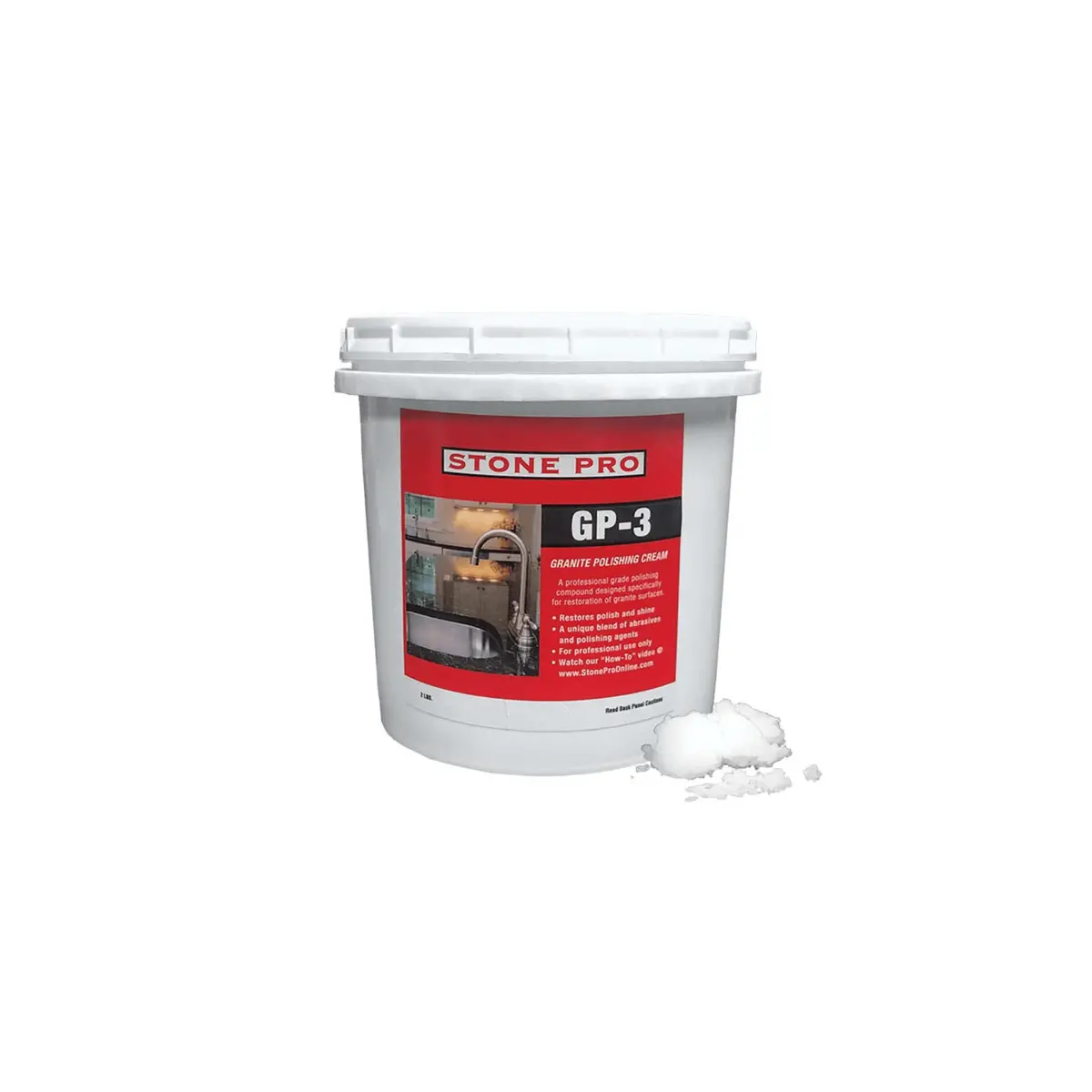 Stone Pro Gp3 Granite Polishing Cream, 2 Lbs 1