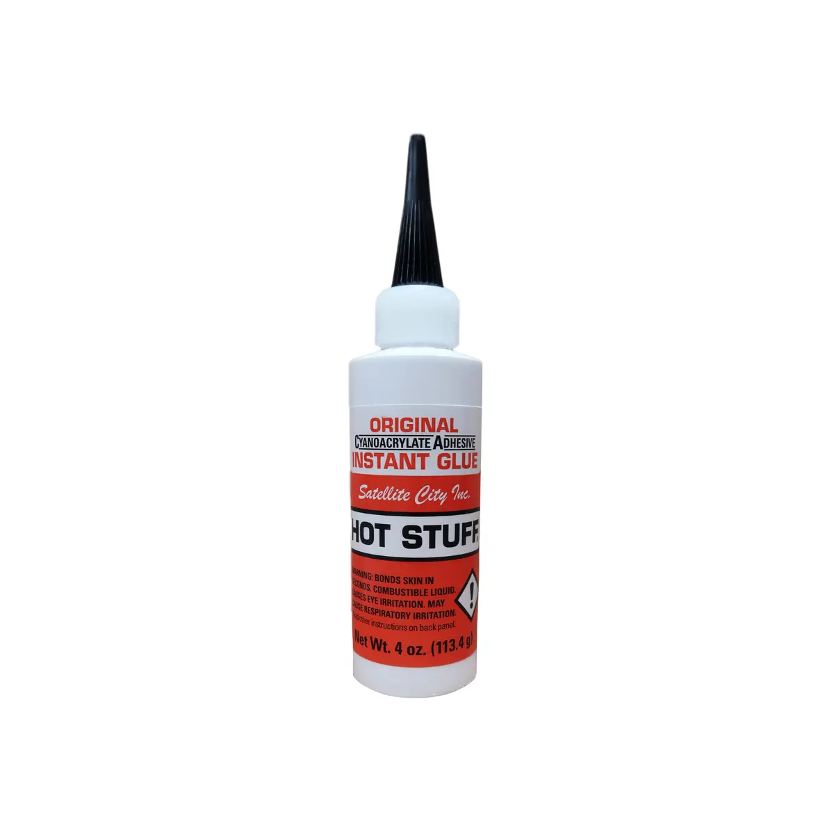 Satellite City Hs-8 Hot Stuff 4Oz Thin Ca Glue 1
