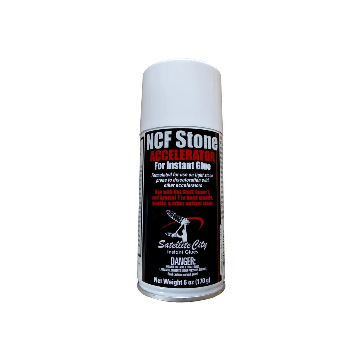 Satellite City Ncfs-6 Ncf Stone 6Oz Ca Glue Accelerator 1