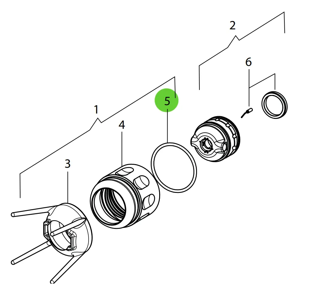 Wagner 2311217 O-Ring, Covered 1