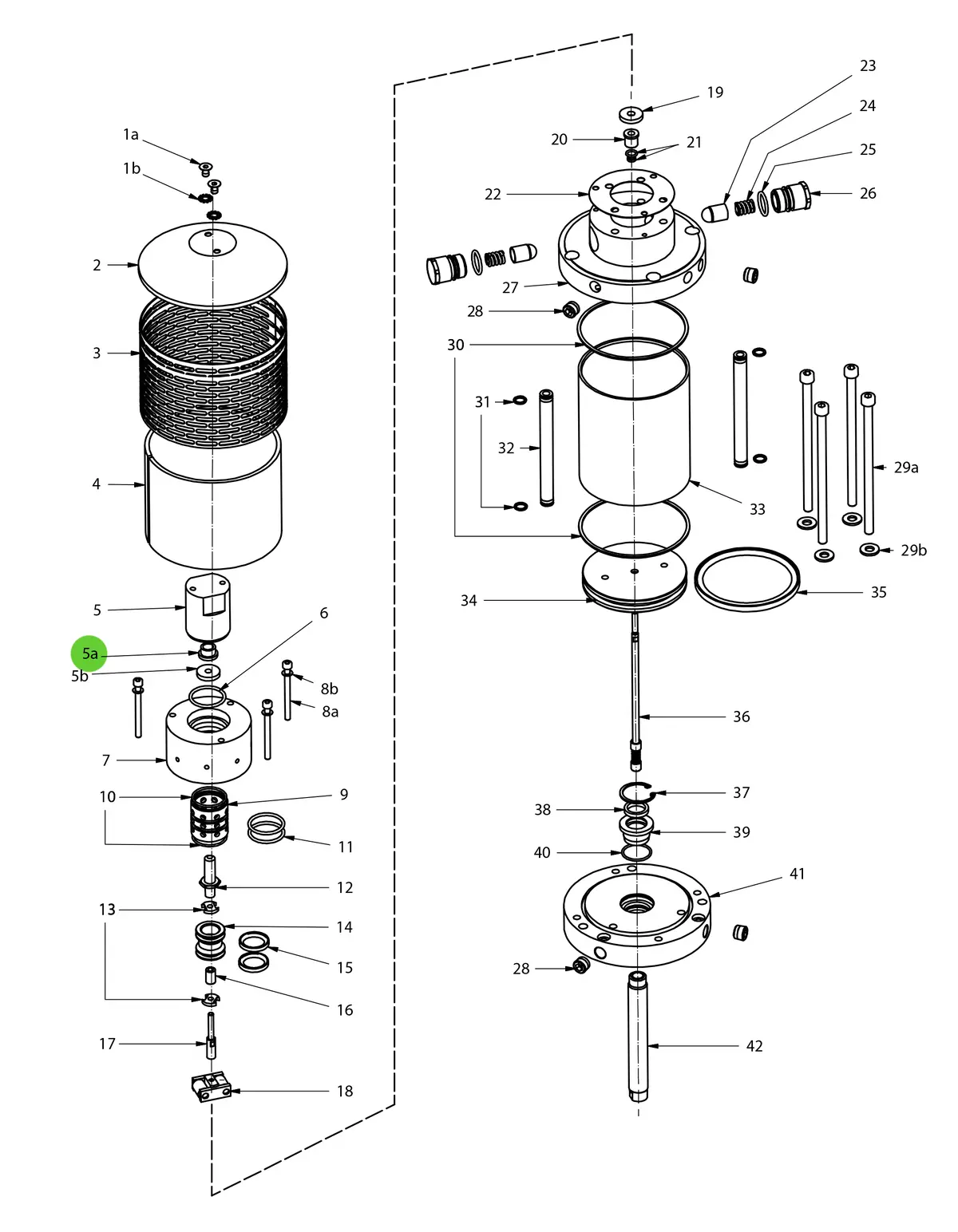 Internal Bush #5A; Medusa™ Pump 1