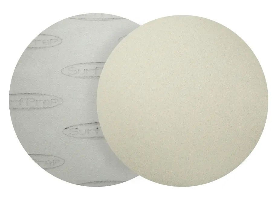 Surfprep 5″ Ceramic White Lightning Paper Discs (Hook & Loop) 1