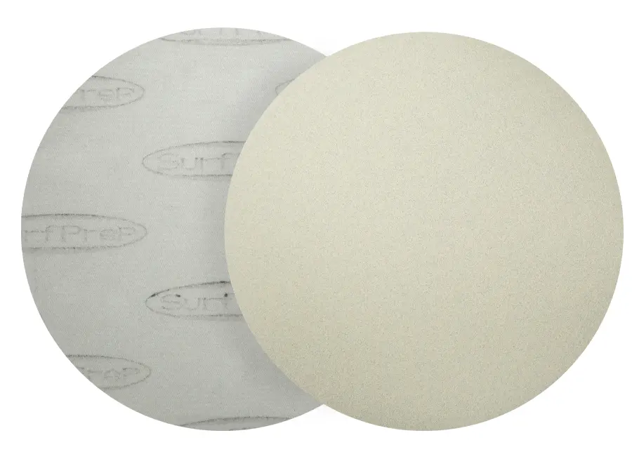 Surfprep 6″ Ceramic White Lightning Paper Discs (Hook & Loop) 1