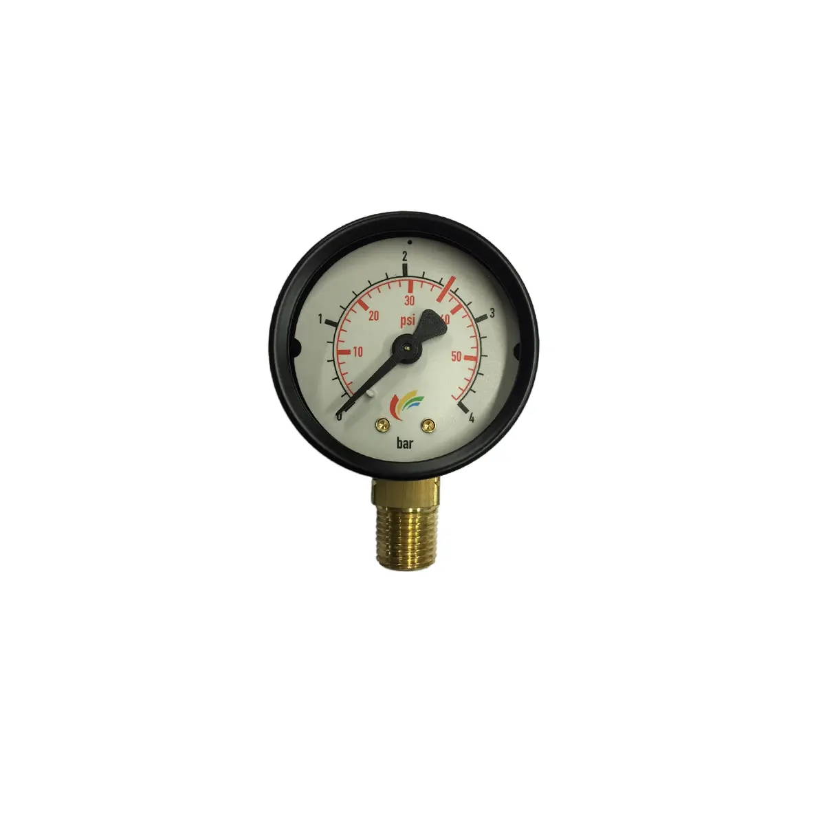 Sames® 910-011-404 Air Gauge 1/4 Nptm, 0-60 Psi 1