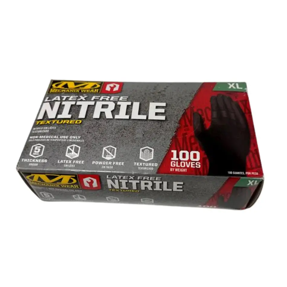 Mechanix Wear Nitrile Gloves, Black, Xl 1