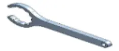 Ransburg 613510 Injector T9 Locknut Tool 1