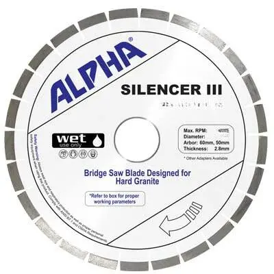 Alpha Silencer Iii For Granite 16" Blade 1