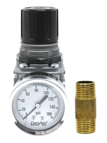 Dan-Am In-Line Compressed Air Regulator 675635 1