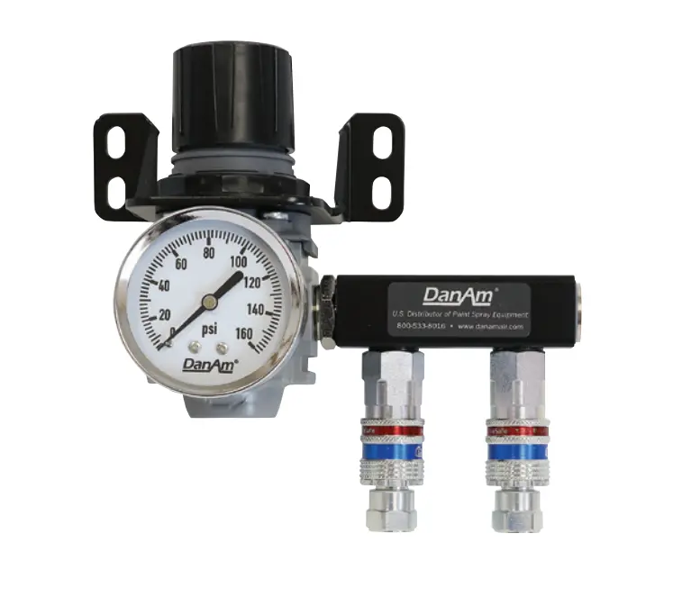 Dan-Am Point Of Use Regulator - 2 Drop No. 675652 Compressed Air Regulator 1