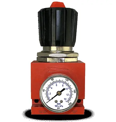 Tsunami Pressure Regulators with Integrated Gauge
