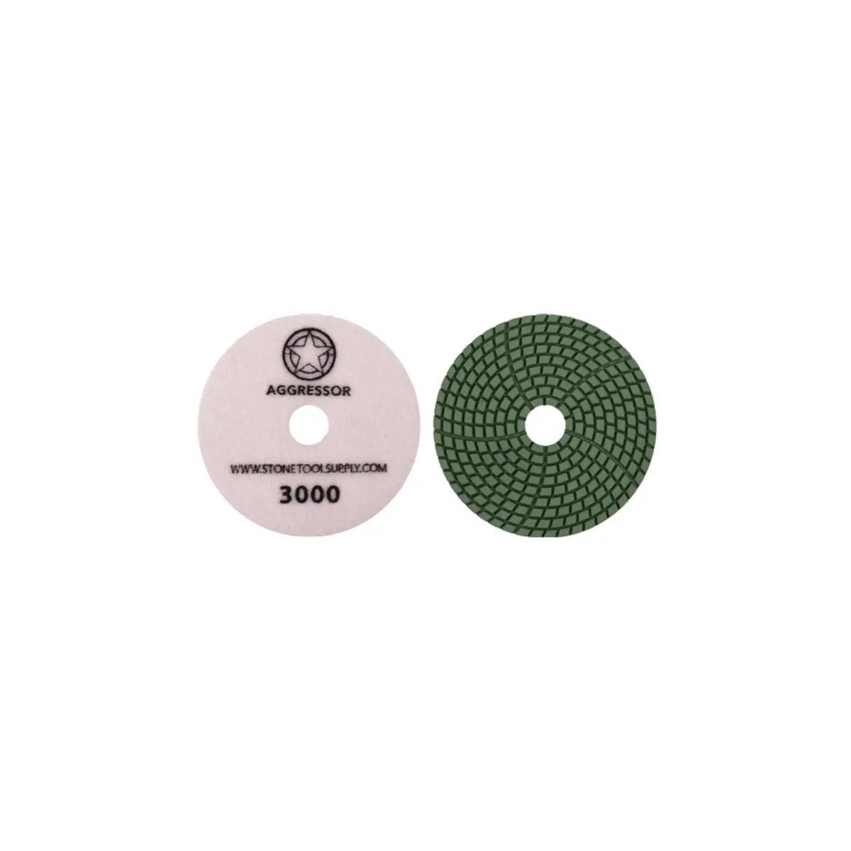 Aggressor 4" Wet Polishing Pad #3000 1