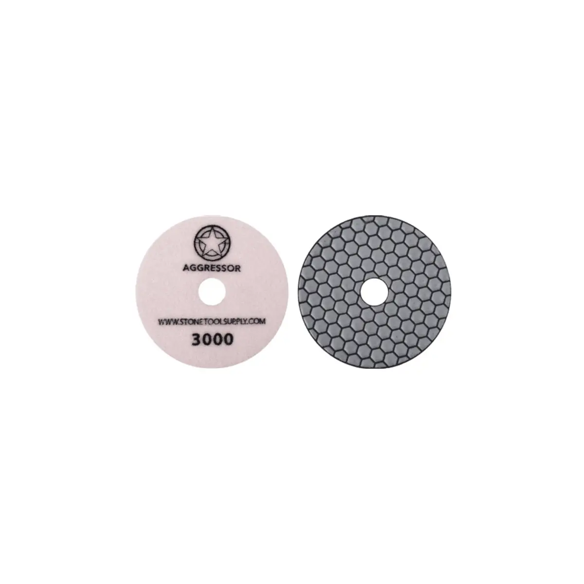 Aggressor 4" Dry Polishing Pad #3000 1
