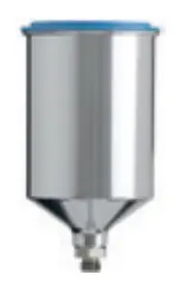 Anest Iwata 700Ml Aluminum Gravity Cup 1