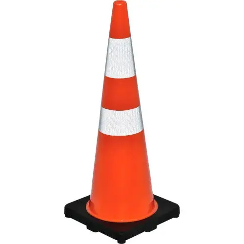 Heavy Duty Reflective Traffic Cones - 36", Orange 1